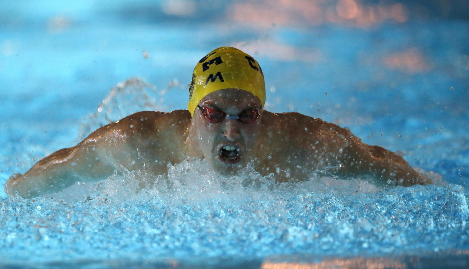 Carlos Peralta, durante una competición.