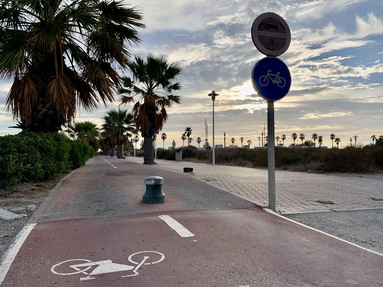 El carril bici del Camino de Ribera