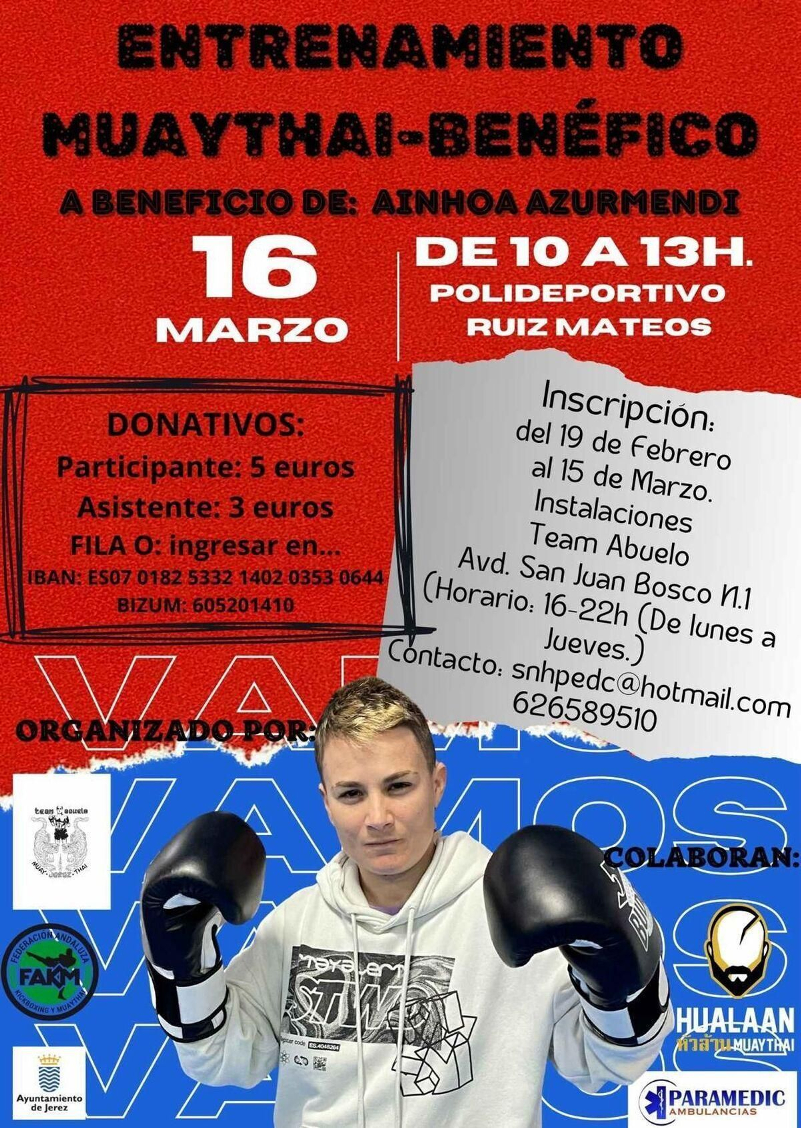 Cartel de la gala con Ainhoa como protagonista.