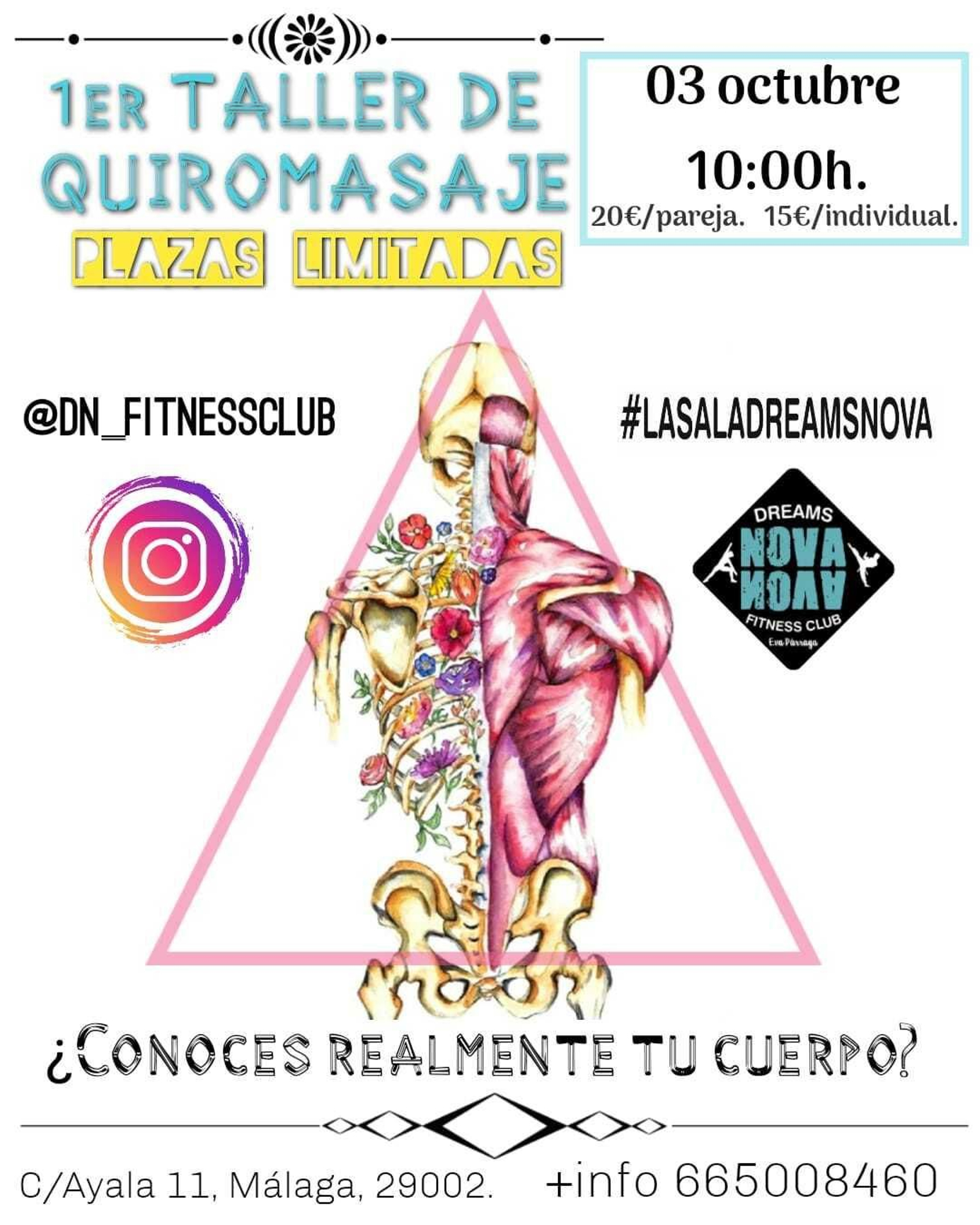 Cartel difundido por el centro Dreams Nova