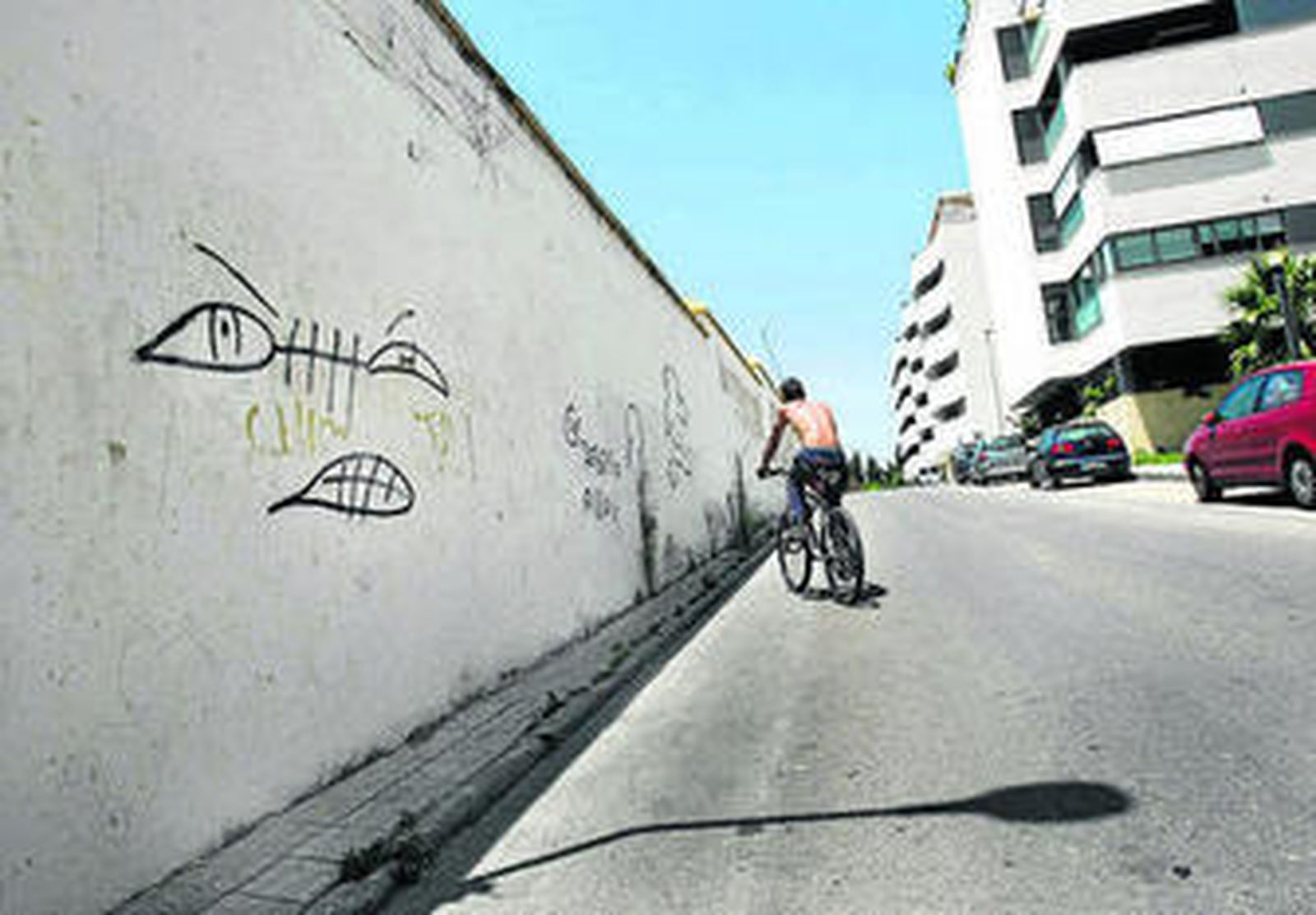 La falta de alumbrado en Espíritu Santo produce inseguridad en la zona.