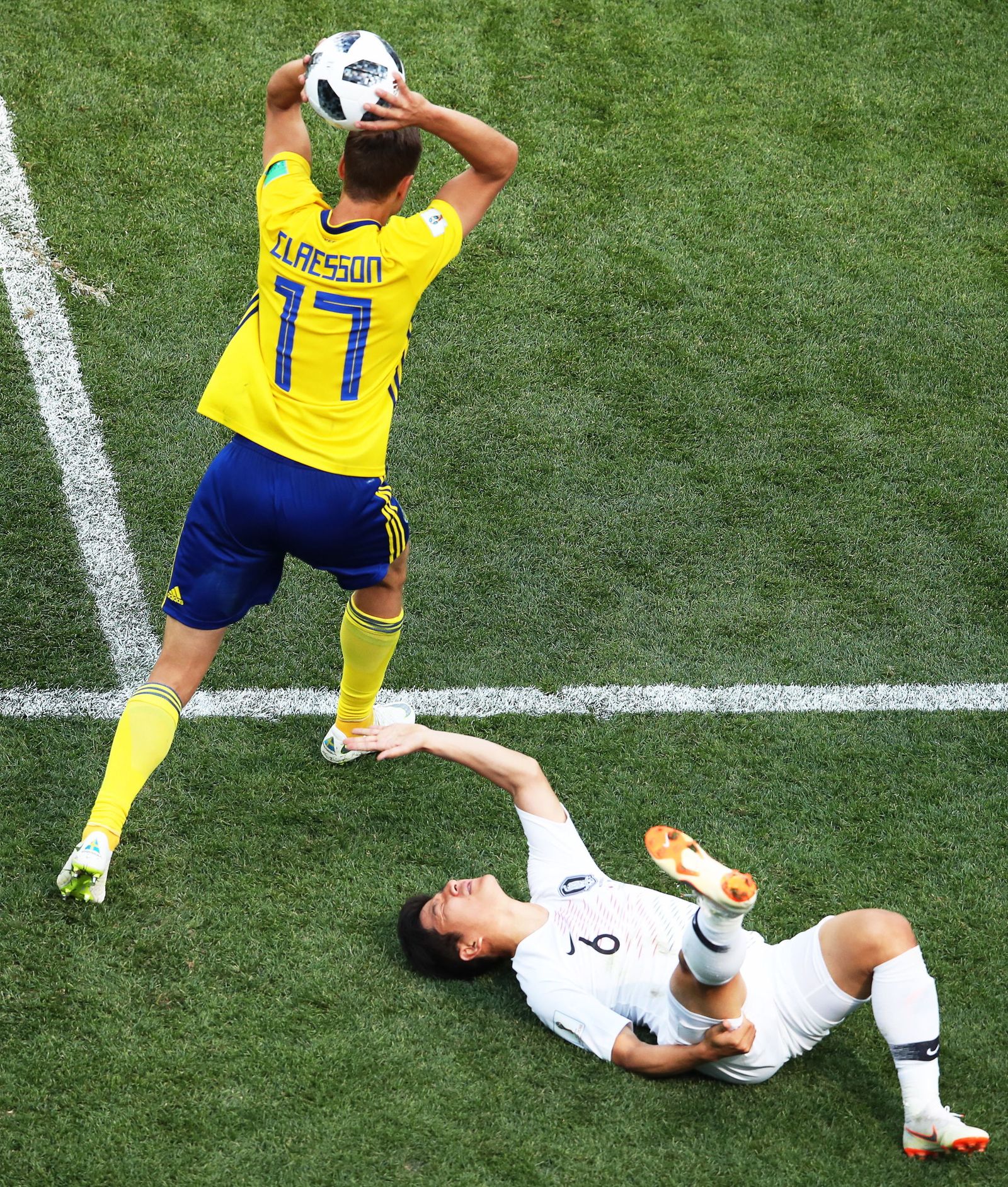 Las imágenes del Suecia-Corea del Sur