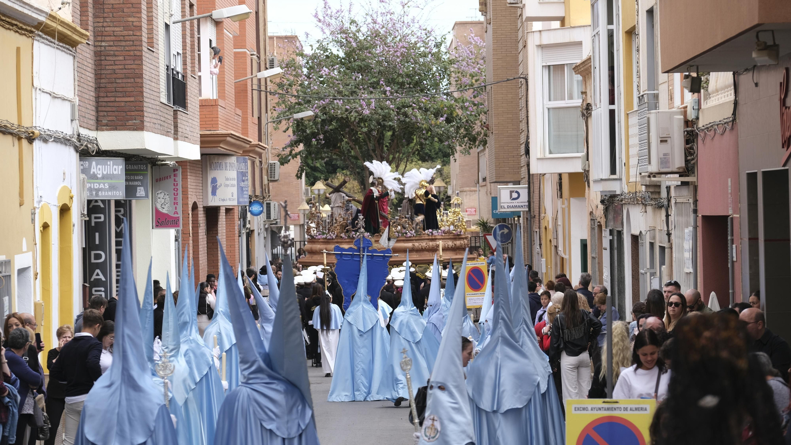 La procesión de Los Ángeles en Almería, en imágenes