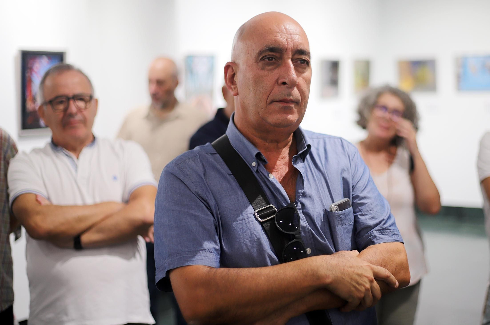 Imágenes de la exposición "Patrimonio de Huelva y Provincia", en el Centro Cultural "José Luis García Palacios" de la Fundación Caja Rural del Sur