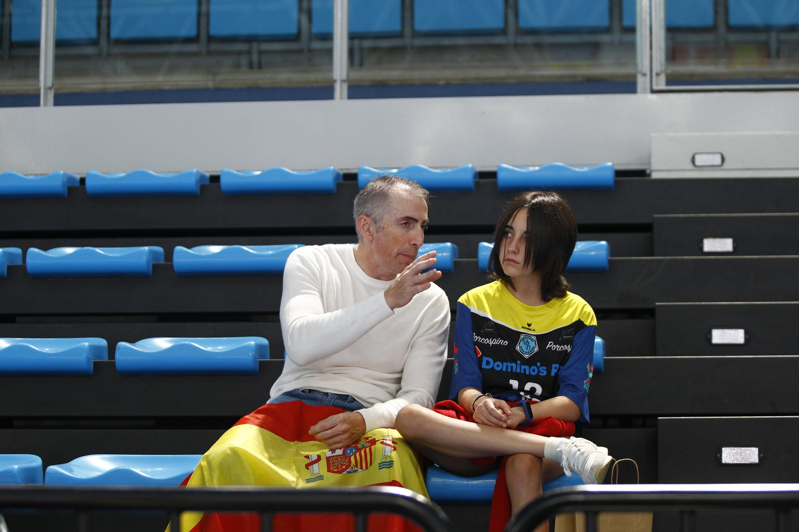 Imágenes del España-Dinamarca de la EHF Euro Cup de balonmano, en Almería