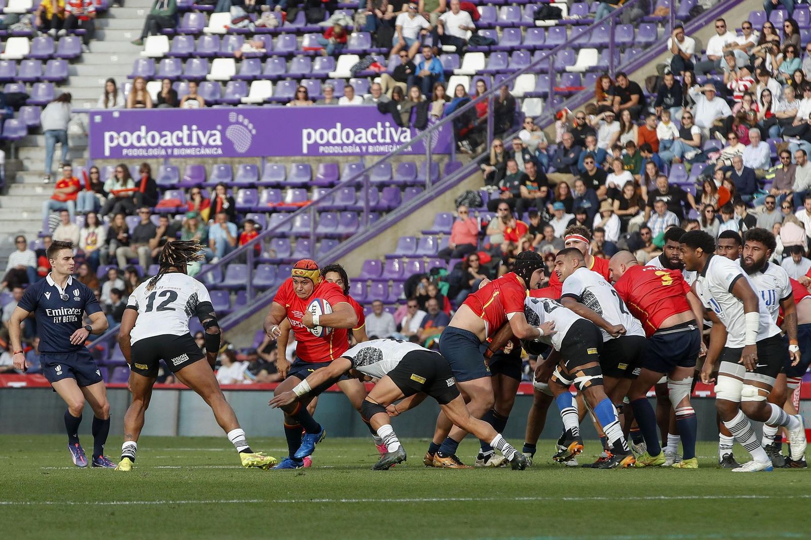 Rugby: Alberto Carmona participa en la esperanzadora derrota de España ante Fiji