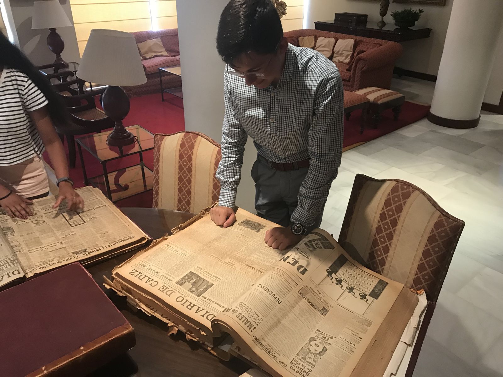 Visita de Erasmus Mundolengua. 31-07-2019