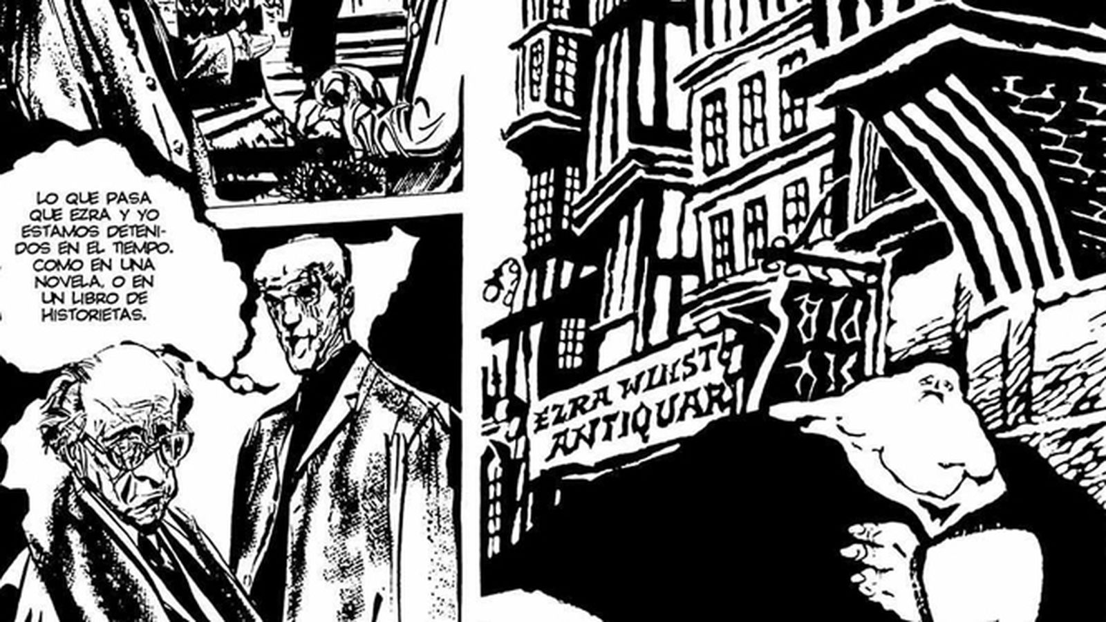 El dibujo exagerado y grotesco de 'Buscavidas'.