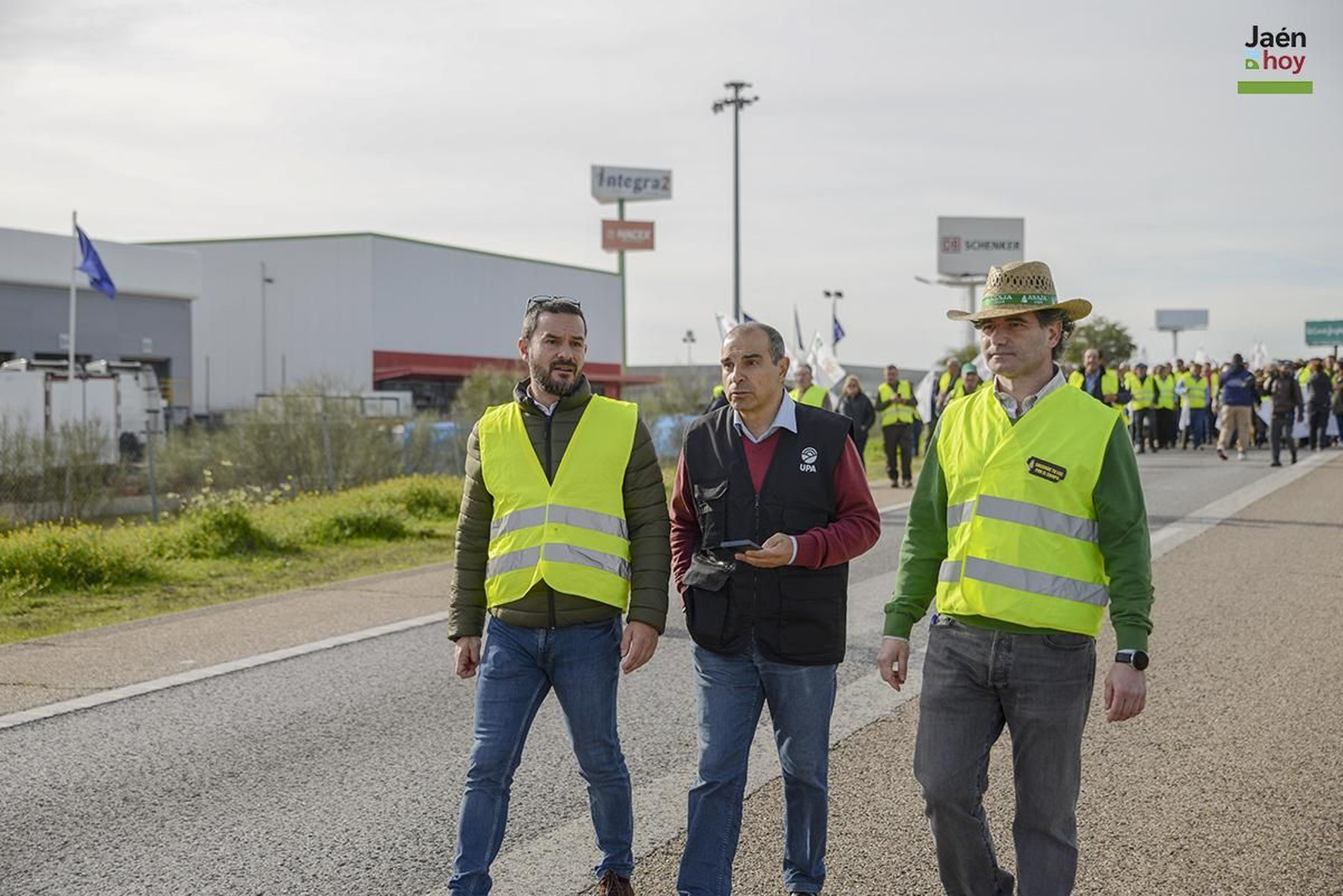 El campo protesta en Jaén por las medidas de la PAC.