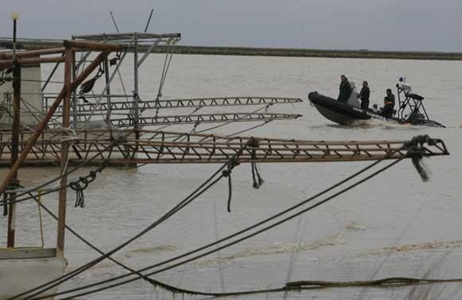 Una de las lanchas del Seprona recorre la zona.

Foto: Borja Benjumeda