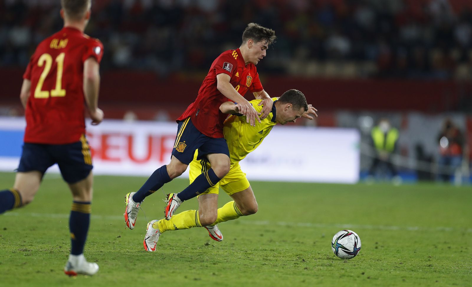 Las imágenes del España-Suecia