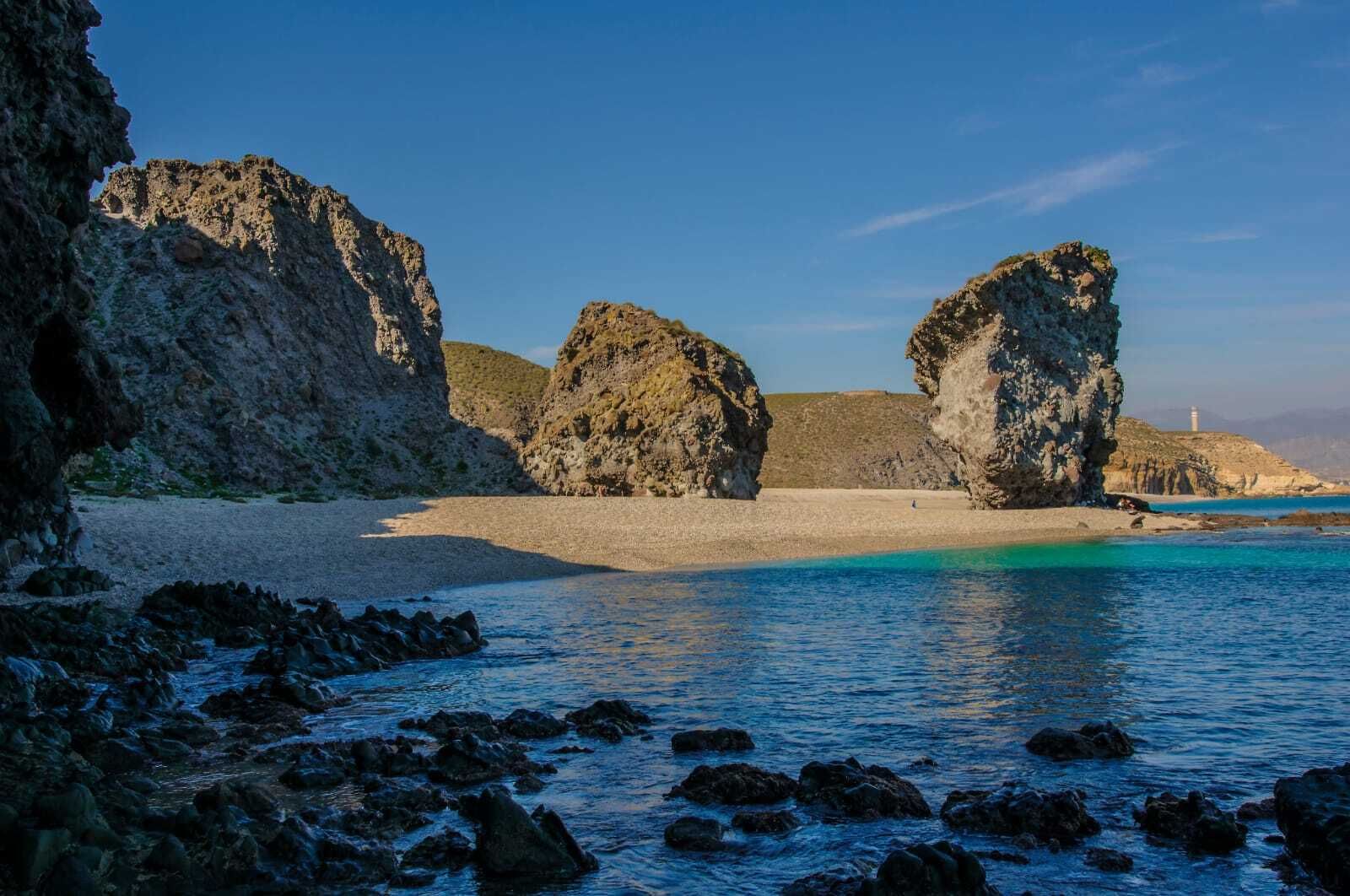 La playa de Los Muertos es u de las más reconocidas a nivel nacional e internacional del Parque Natural Cabo de Gata-Níjar