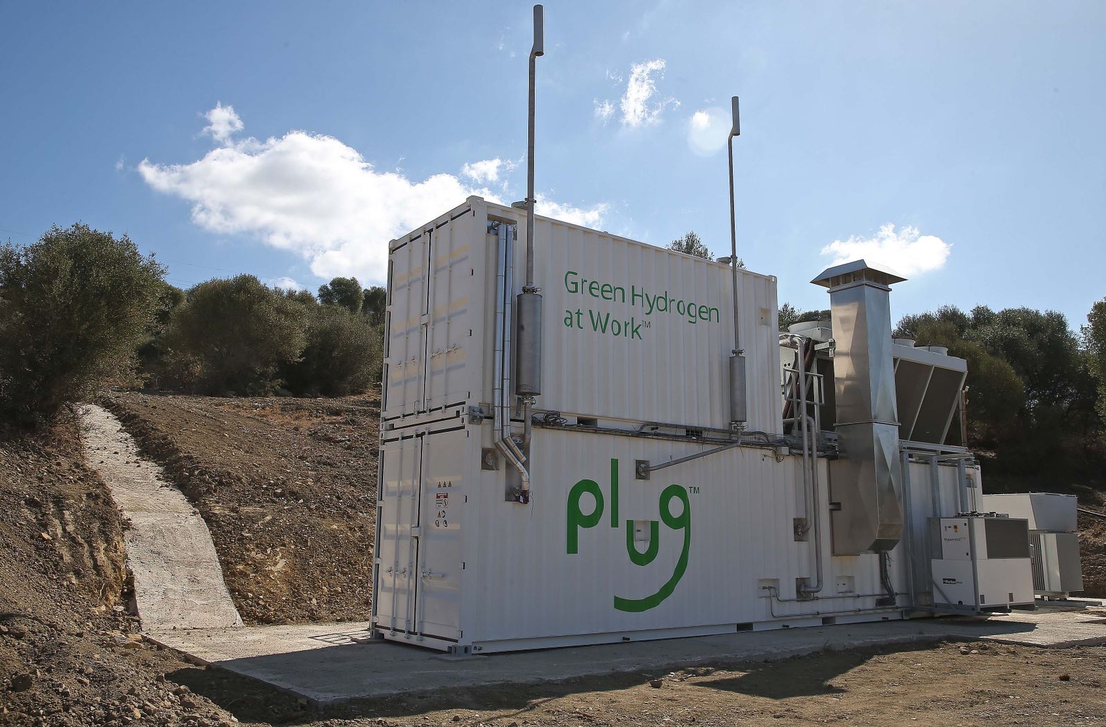 La planta de hidrógeno verde de Guadacorte - Coagener, en imágenes
