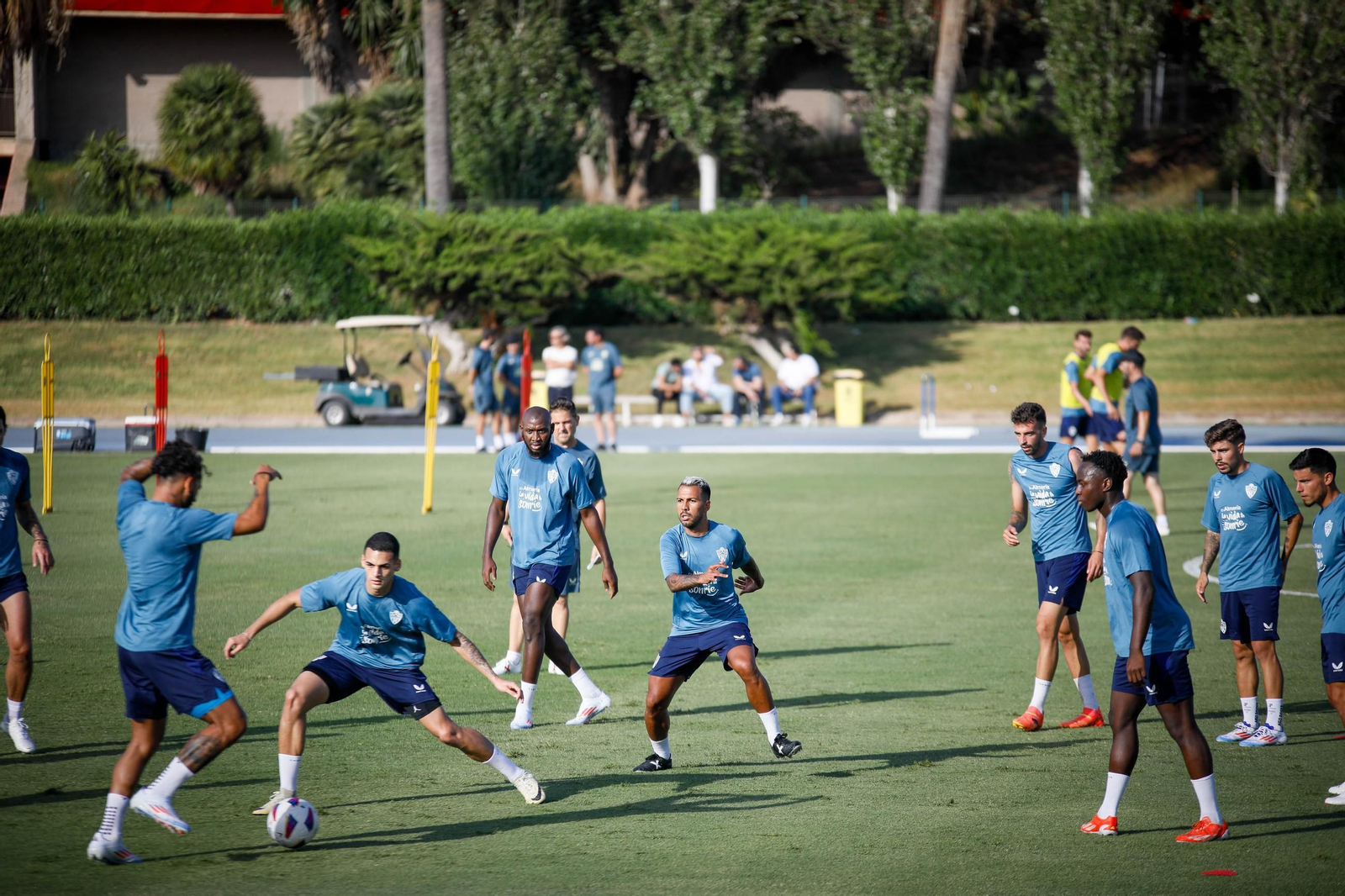 Primer entrenamiento pretemporada del Almería, en imágenes