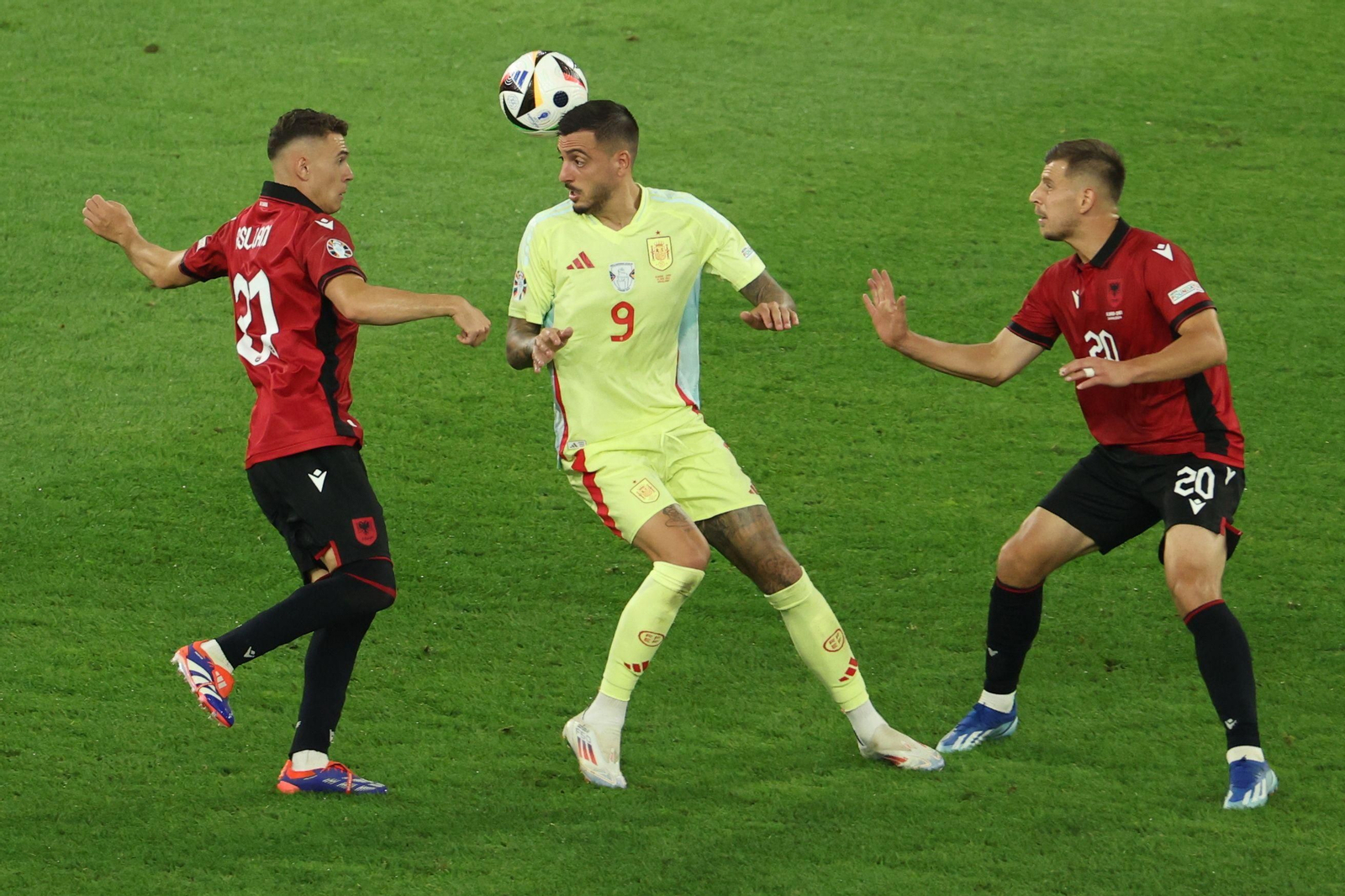 Las fotos del Albania - España