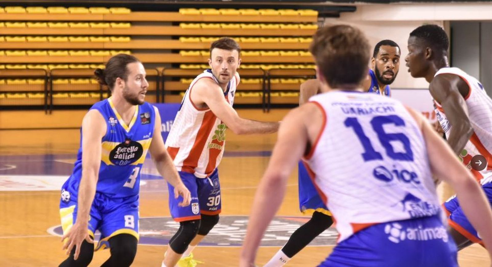 Un lance del Orense-Udea de este miércoles