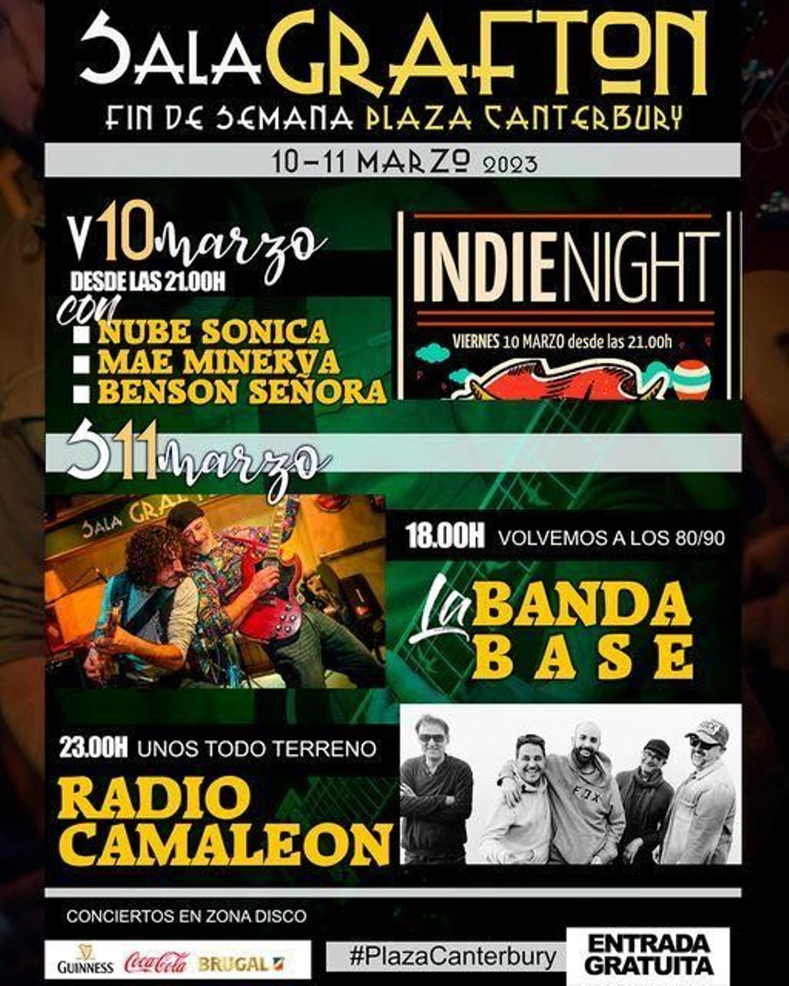 Indie Night en Plaza Canterbury