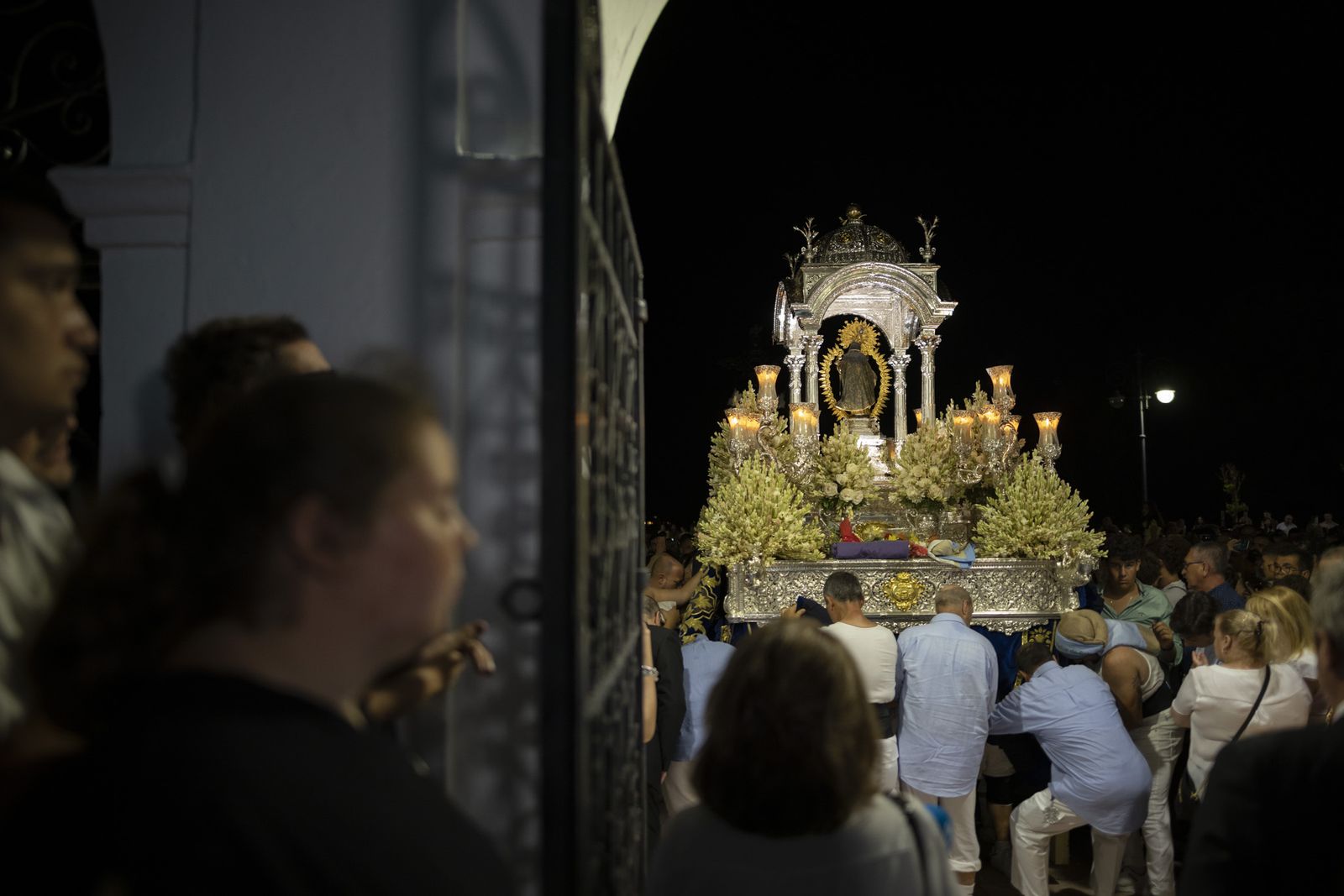 Imágenes de la recogida de la Virgen de la Cinta 2022