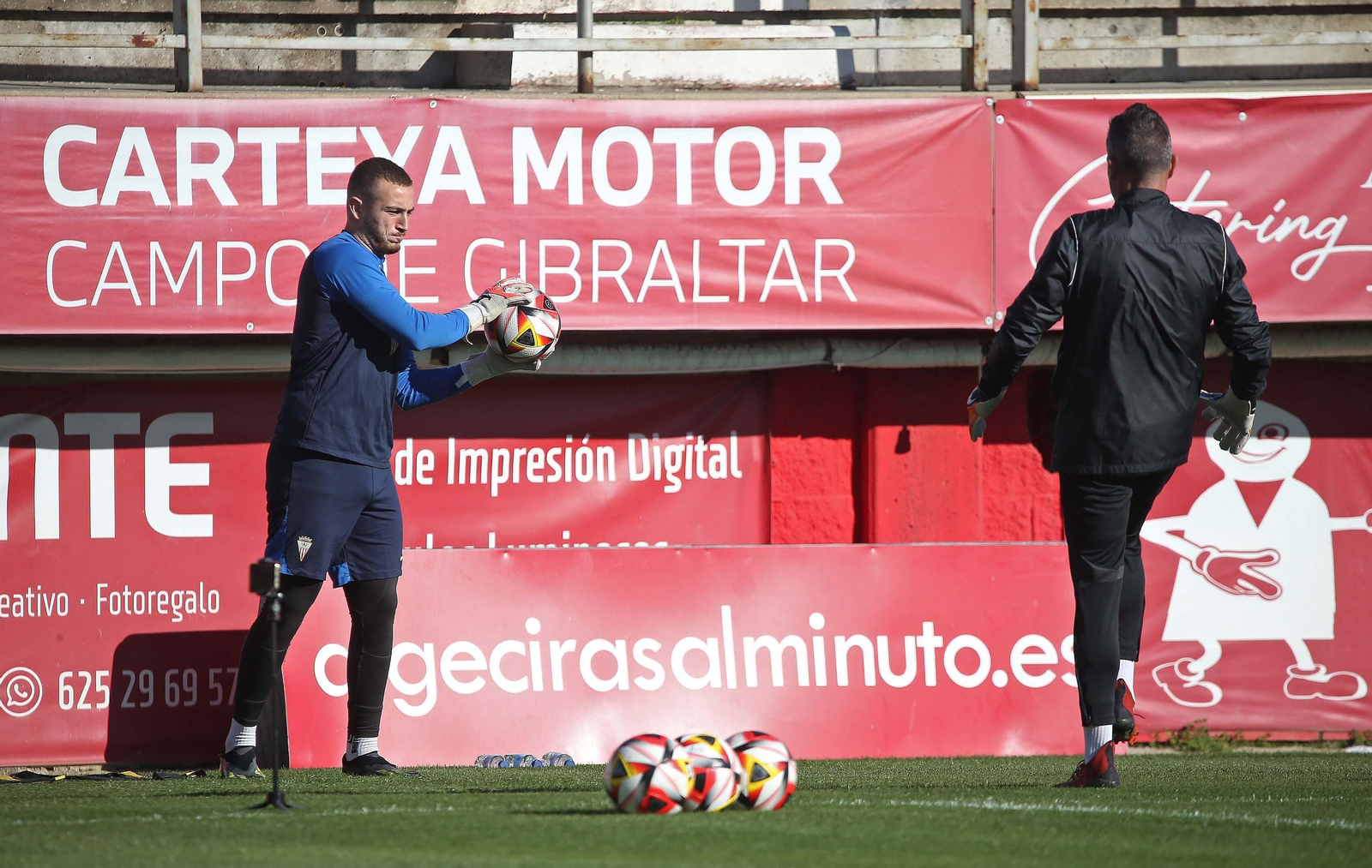 El entrenamiento del Algeciras CF, en imágenes