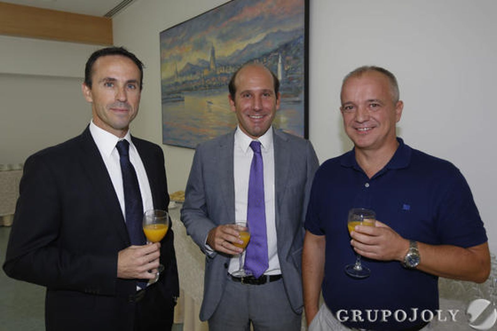 Antonio Dumas (Grupo Antonio Guerrero), José Ramón Lacasa y Alfonso Vilches (BBVA).  / J. Albiñana
