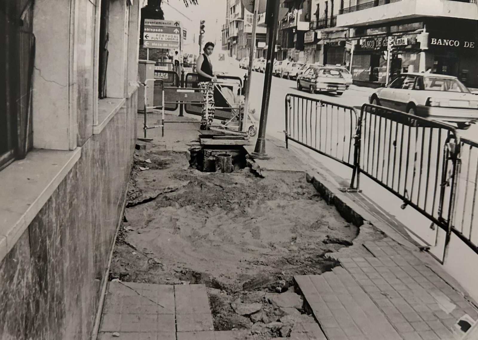 Efectos del temporal e inundaciones de enero de 1996 en Huelva.