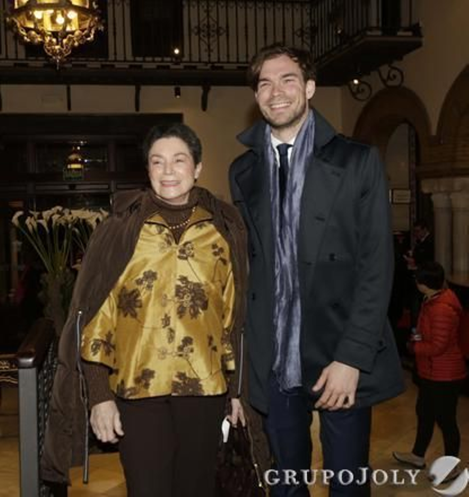 Mercedes Clavero Ternero con su hijo Pablo Luque Clavero.