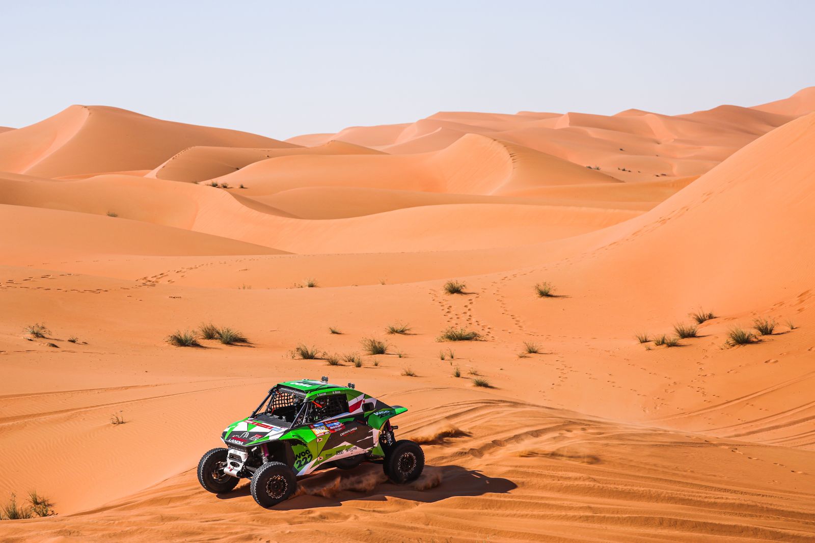 Las mejores fotos del Dakar por las dunas
