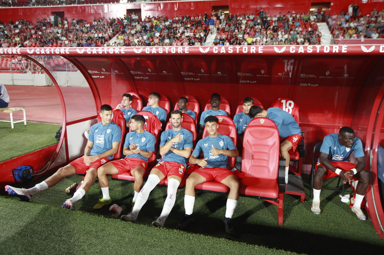 El partido U.D. Almería-Sporting de Gijón, en imágenes