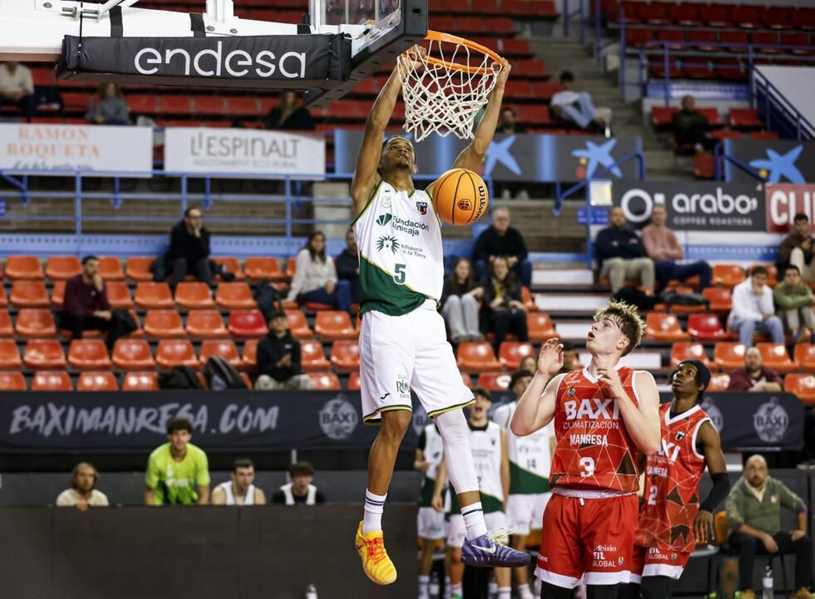Liga U22: El Unicaja rozó la épica en Manresa con Moller y Butajevas descomunales
