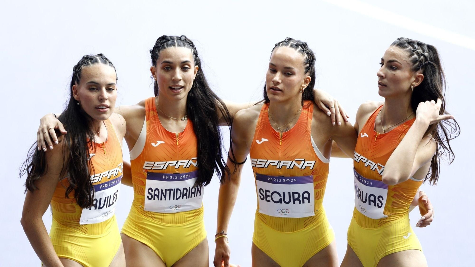 Carmen Avilés, Eva Santidrián, Berta Segura y Blanca Hervás tras la carrera. Carmen Avilés, Eva Santidrián, Berta Segura y Blanca Hervás tras la carrera.