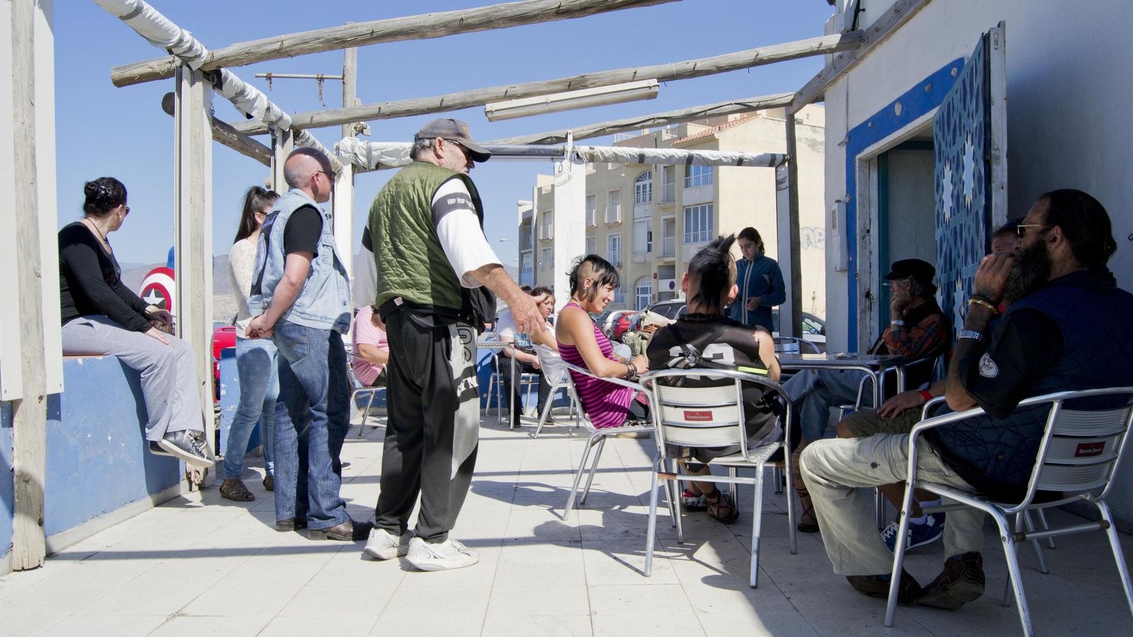 Rodaje en Los Charros del largometraje 'Narcos'