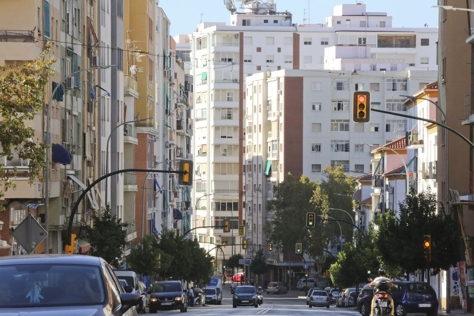 La calle Eugenio Gross, por donde pasará el Metro soterrado.