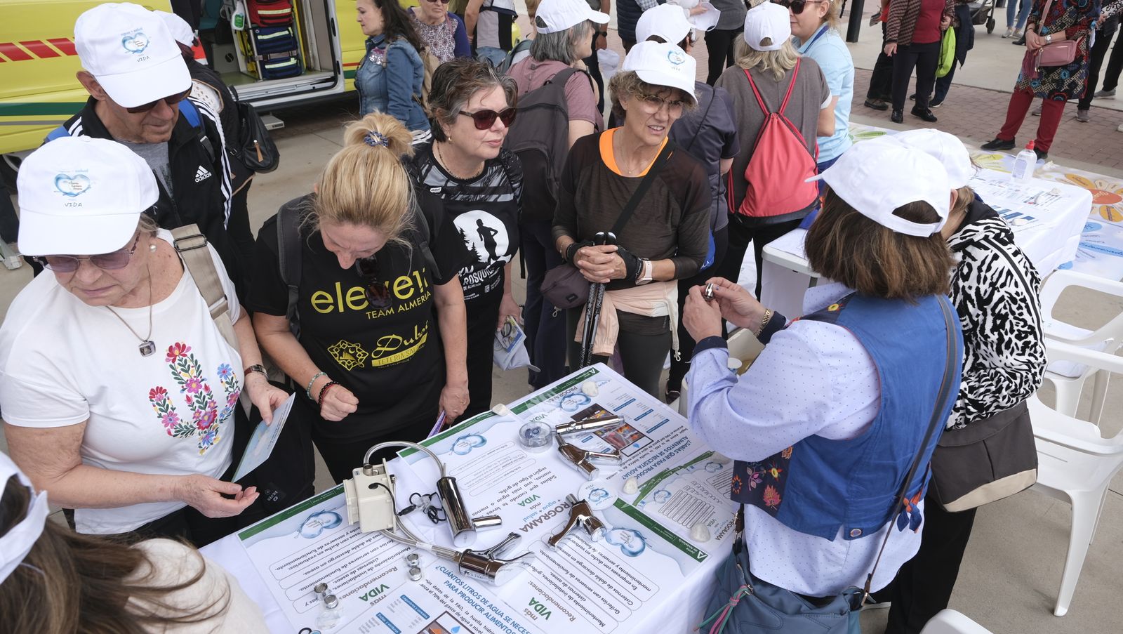 Marcha agua+salud+vida, en imágenes