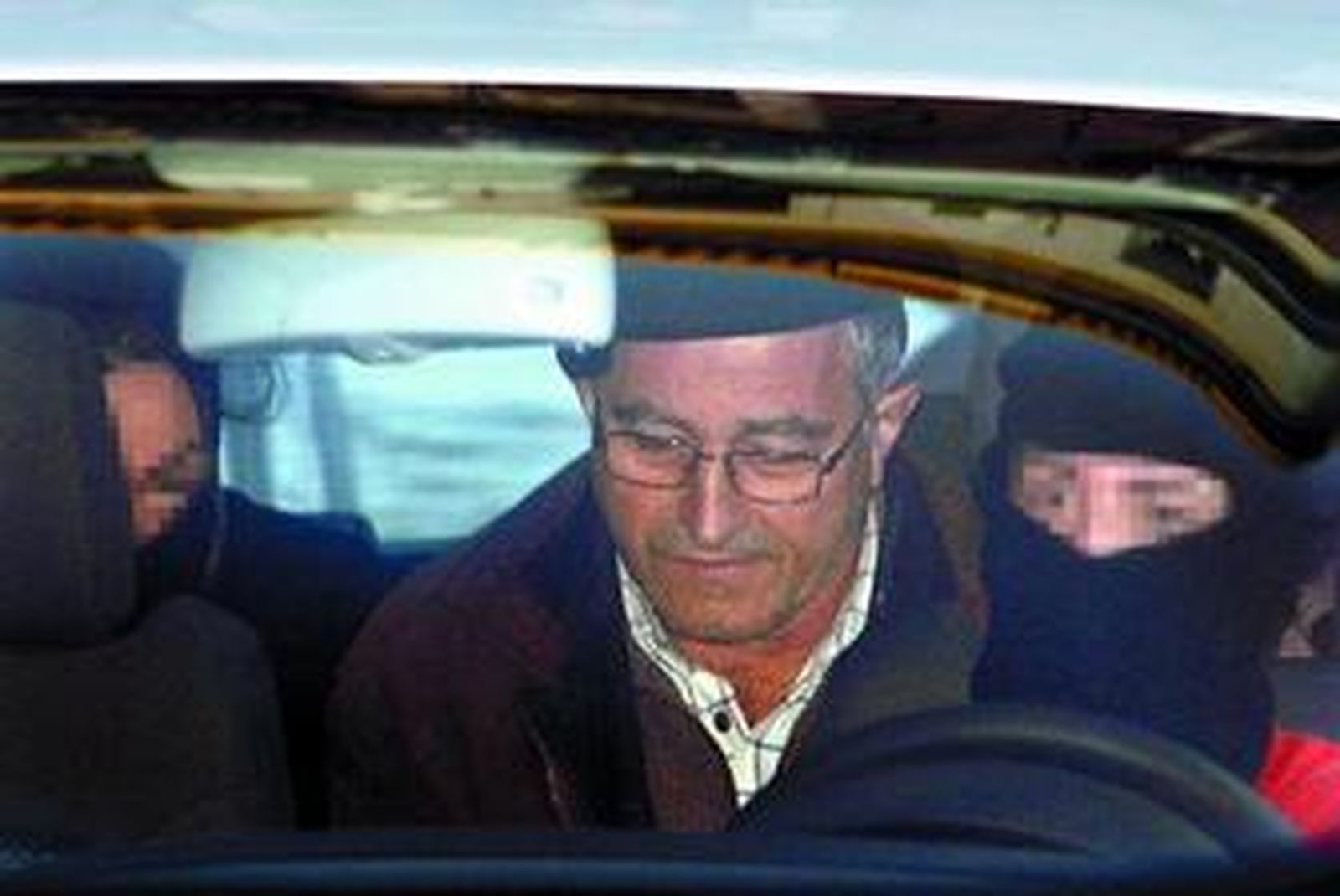 El dirigente de Batasuna Patxi Urrutia, al llegar ayer a la Audiencia Nacional.