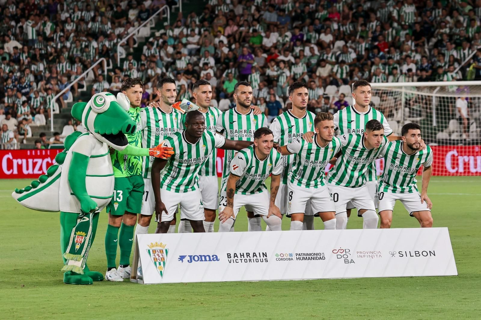 Formación inicial del Córdoba CF ante Las Palmas.