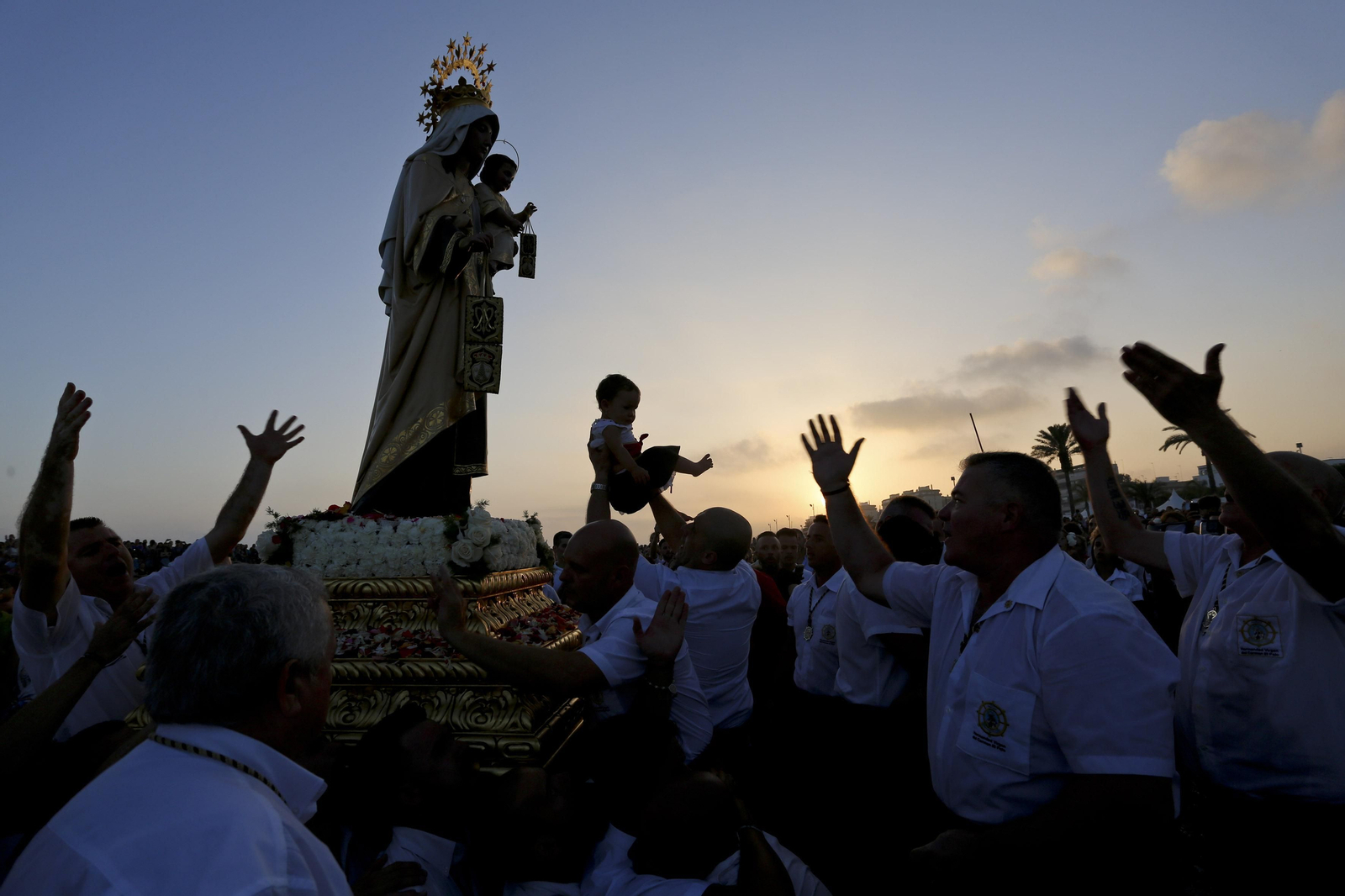 Las fotos de las procesiones de la Virgen del Carmen en Málaga