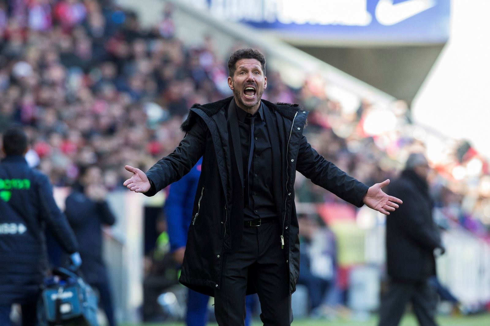 El Atlético de Madrid-Levante, en imágenes