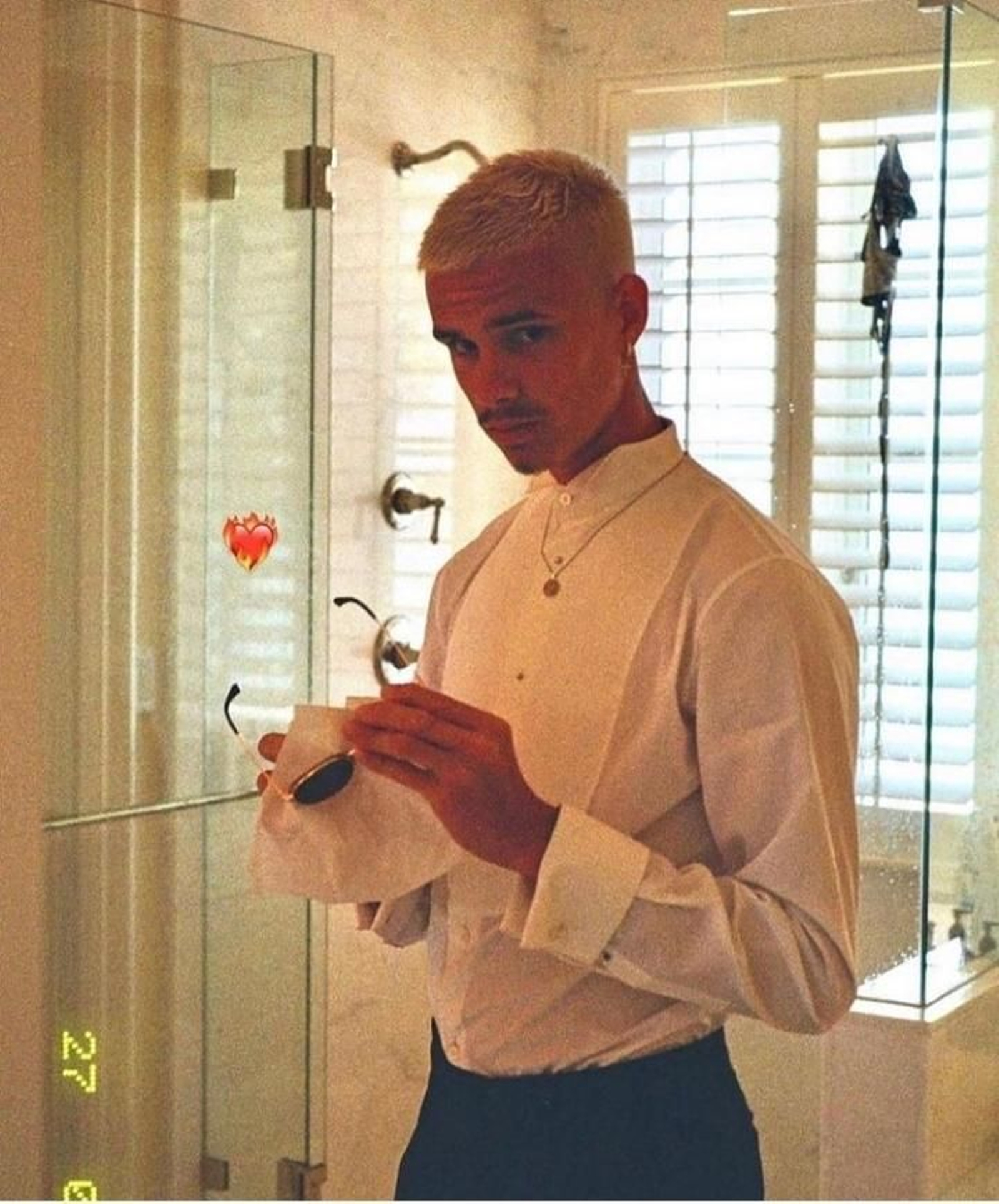 Romeo Beckham, con madera para el mundo de la moda, en una de sus últimas publicaciones en Instagram.