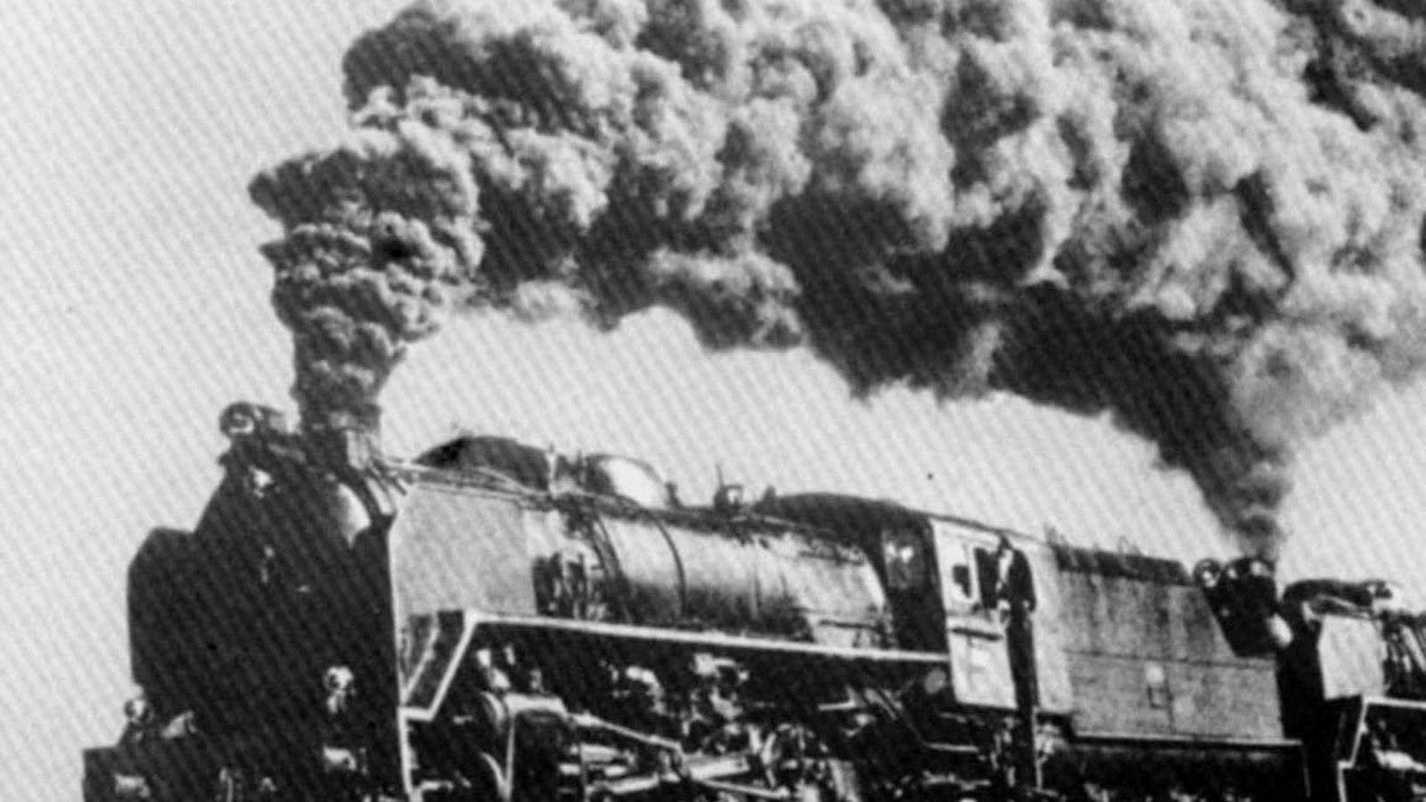Una antigua locomotora. Una antigua locomotora.