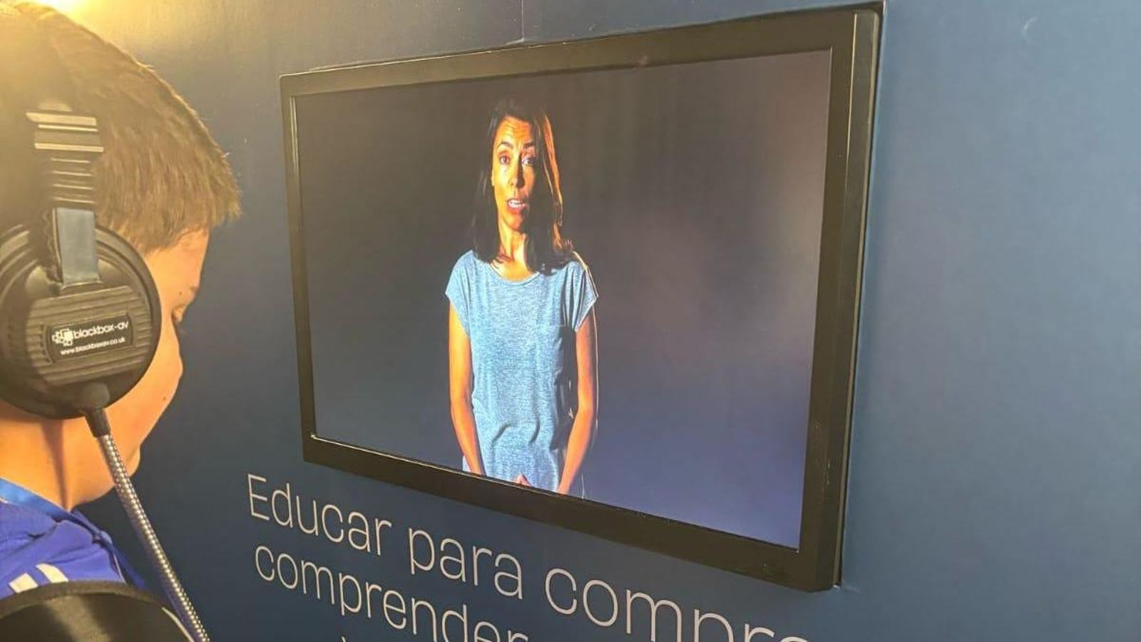 Joven en un programa de respiro de Autismo Jaén