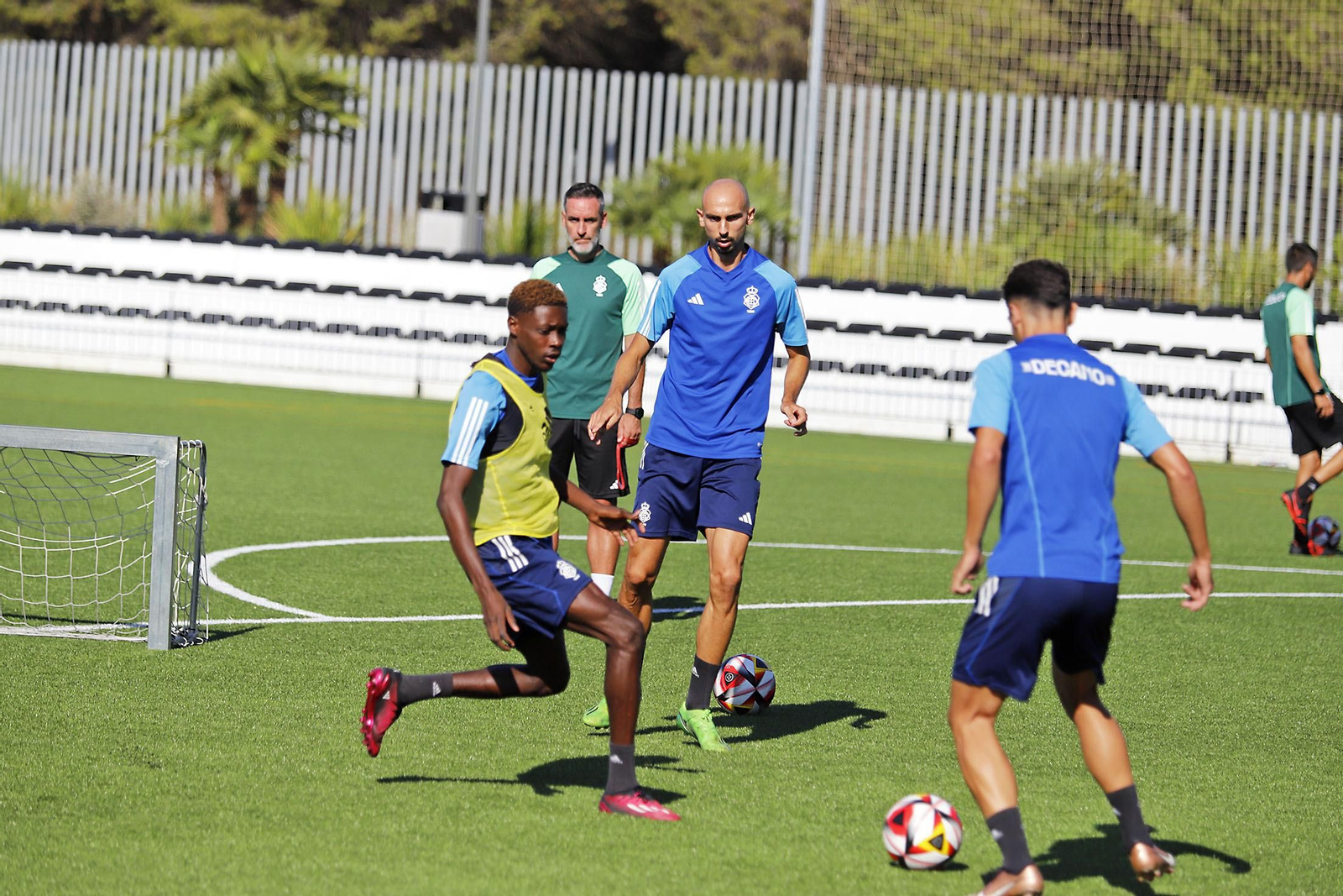 Imágenes del entrenamiento del Recreativo de Huelva