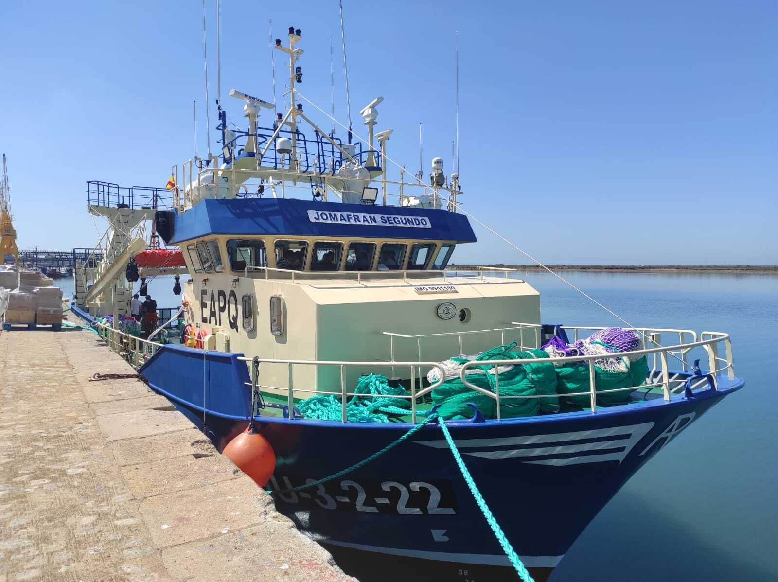 Barco de pesca de la flota andaluza.
