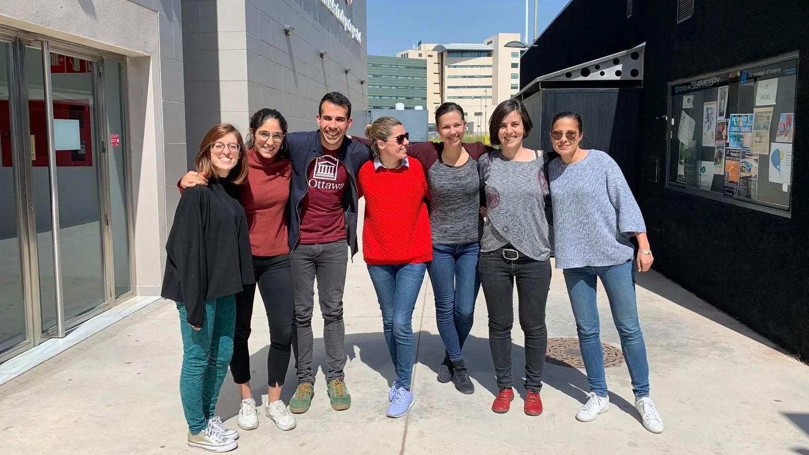 Algunos de los miembros del equipo interdisciplinar del proyecto GESTAFIT (GEStation and FITness).