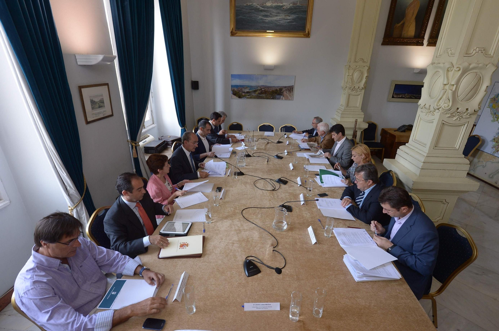 Última reunión del consorcio del Auditorio de Málaga, celebrada en junio de 2013.