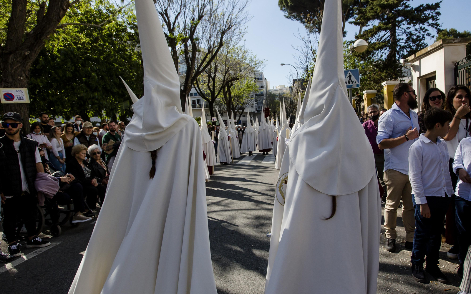 Las imágenes de la cofradía de Oración en el huerto en la Semana Santa de Cádiz 2022
