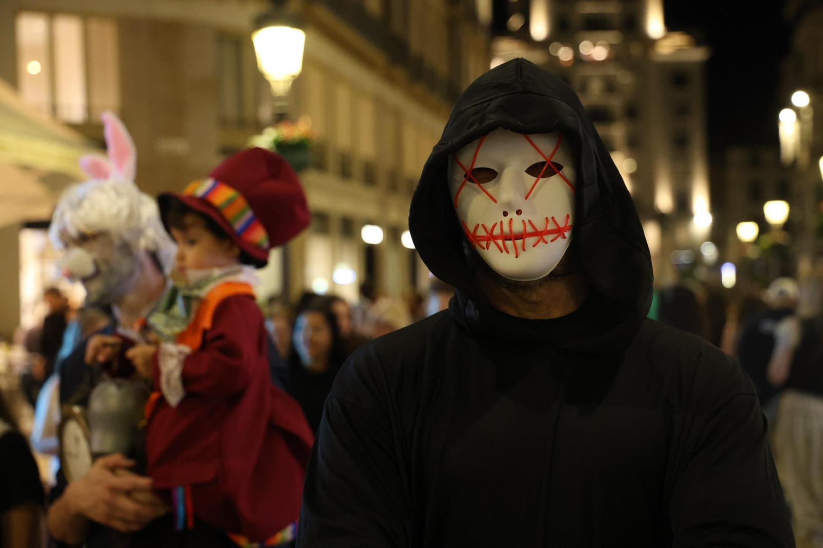 La noche de Halloween en Málaga, en imágenes