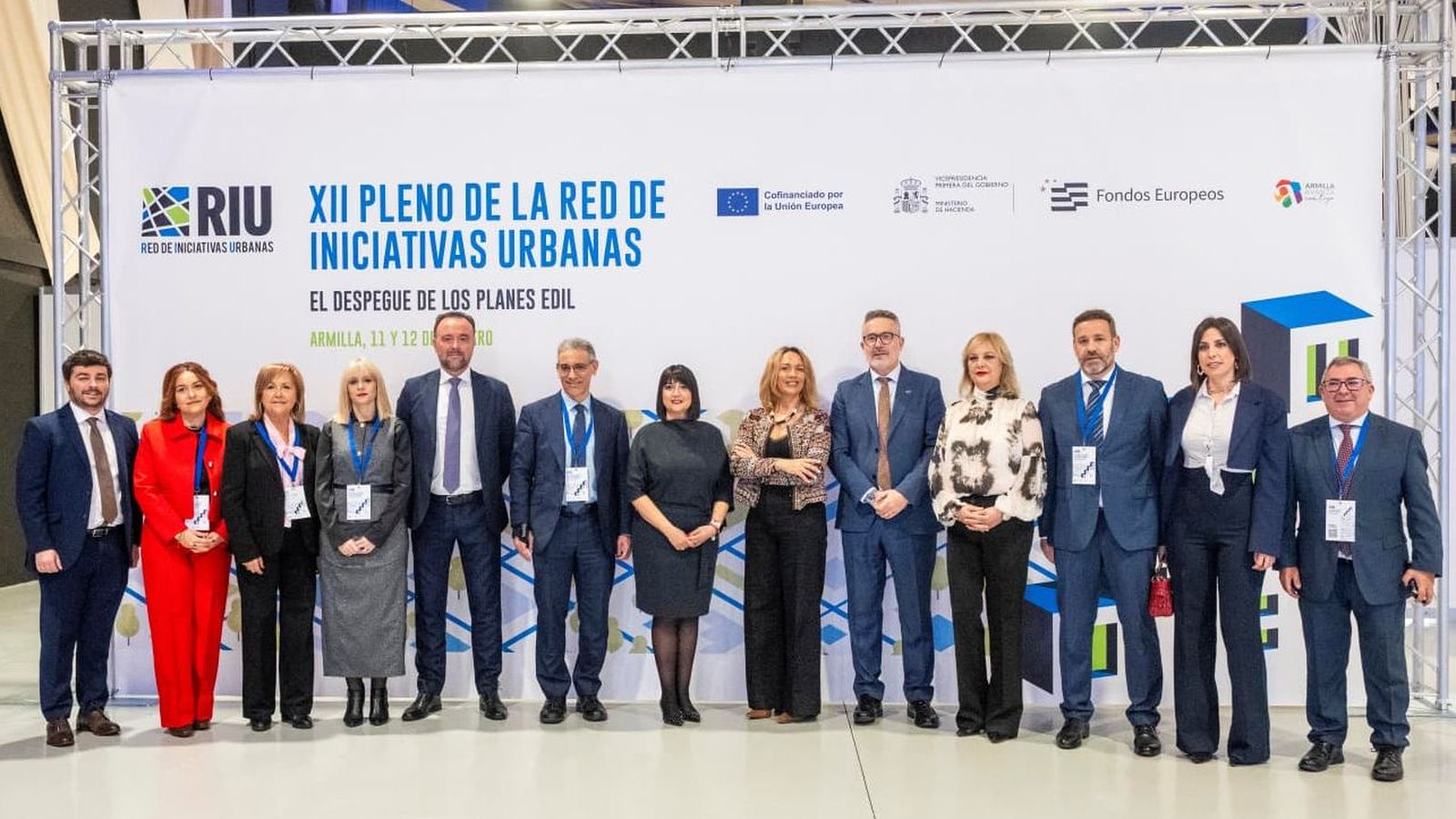 Imagen del arranque del duodécimo Pleno de la RIU en Armilla