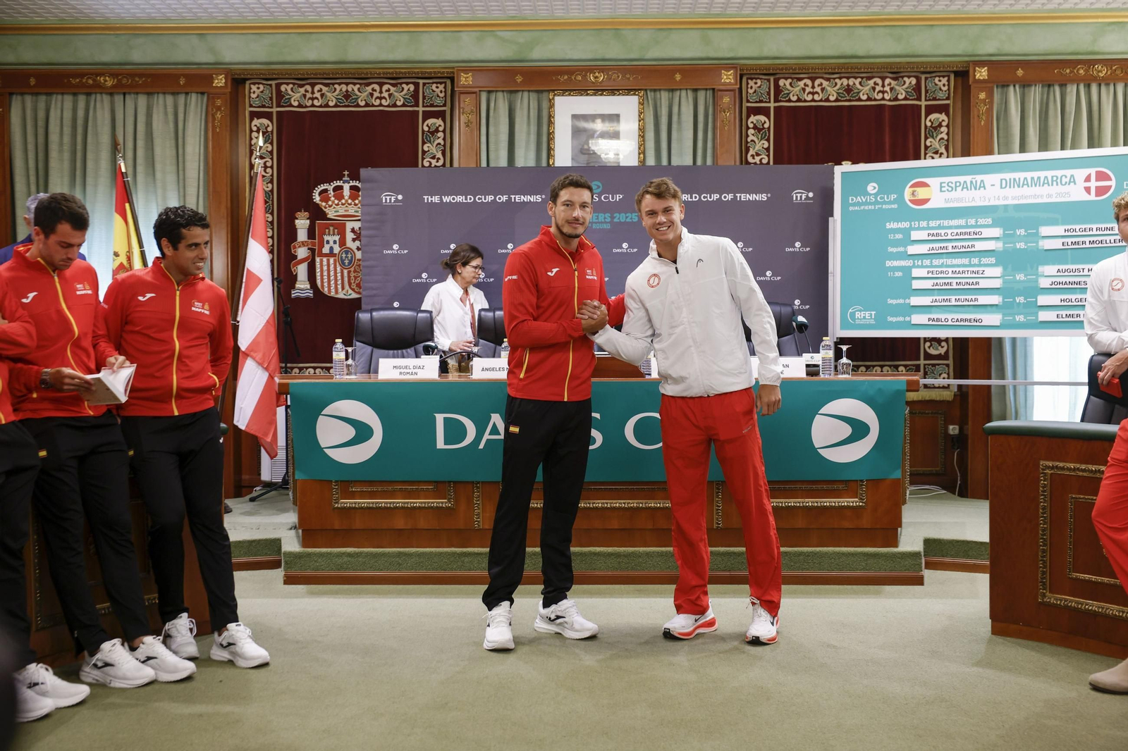 España-Dinamarca de la Copa Davis, en imágenes