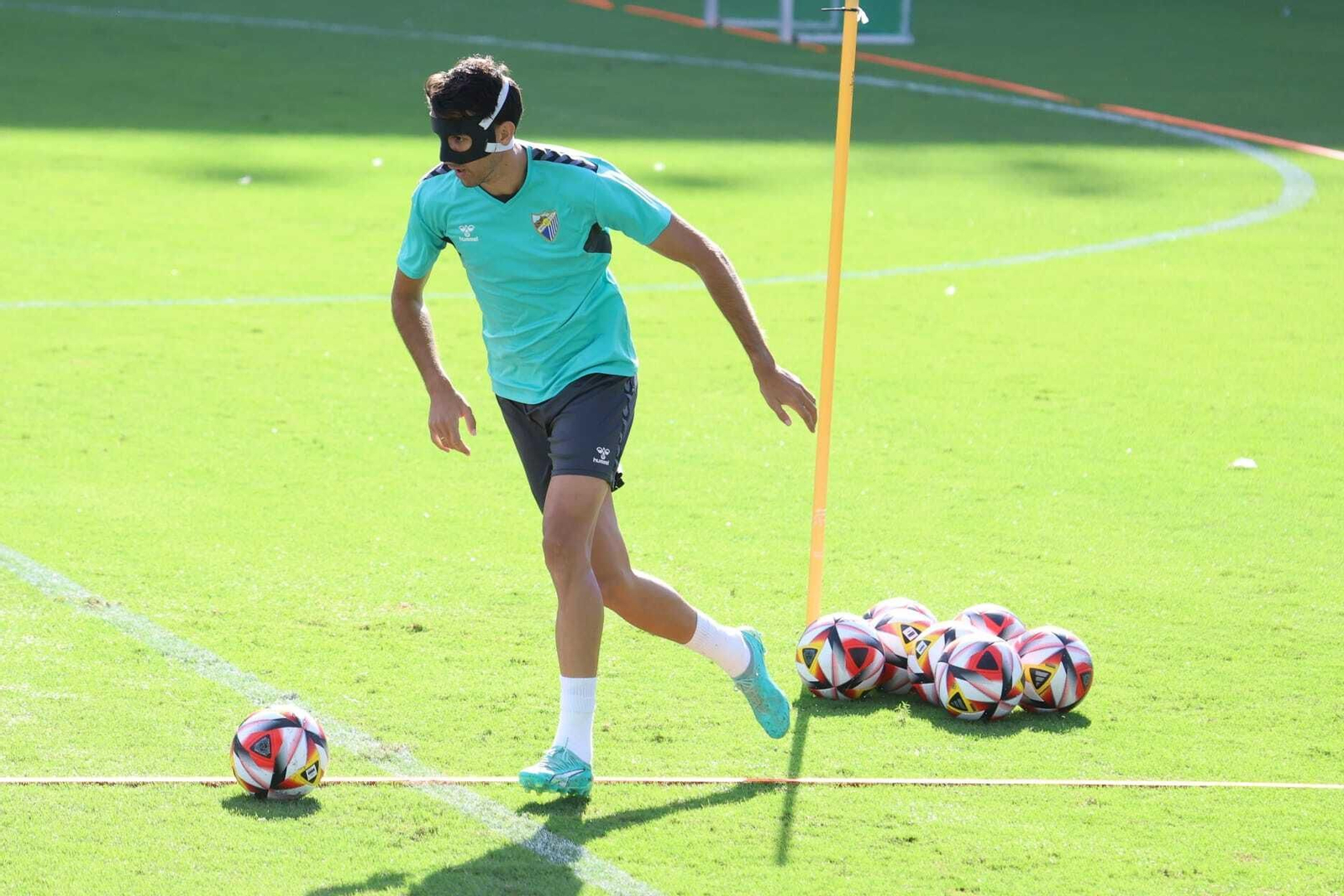 Las imágenes del entrenamiento del Málaga en La Rosaleda Las imágenes del entrenamiento del Málaga en La Rosaleda