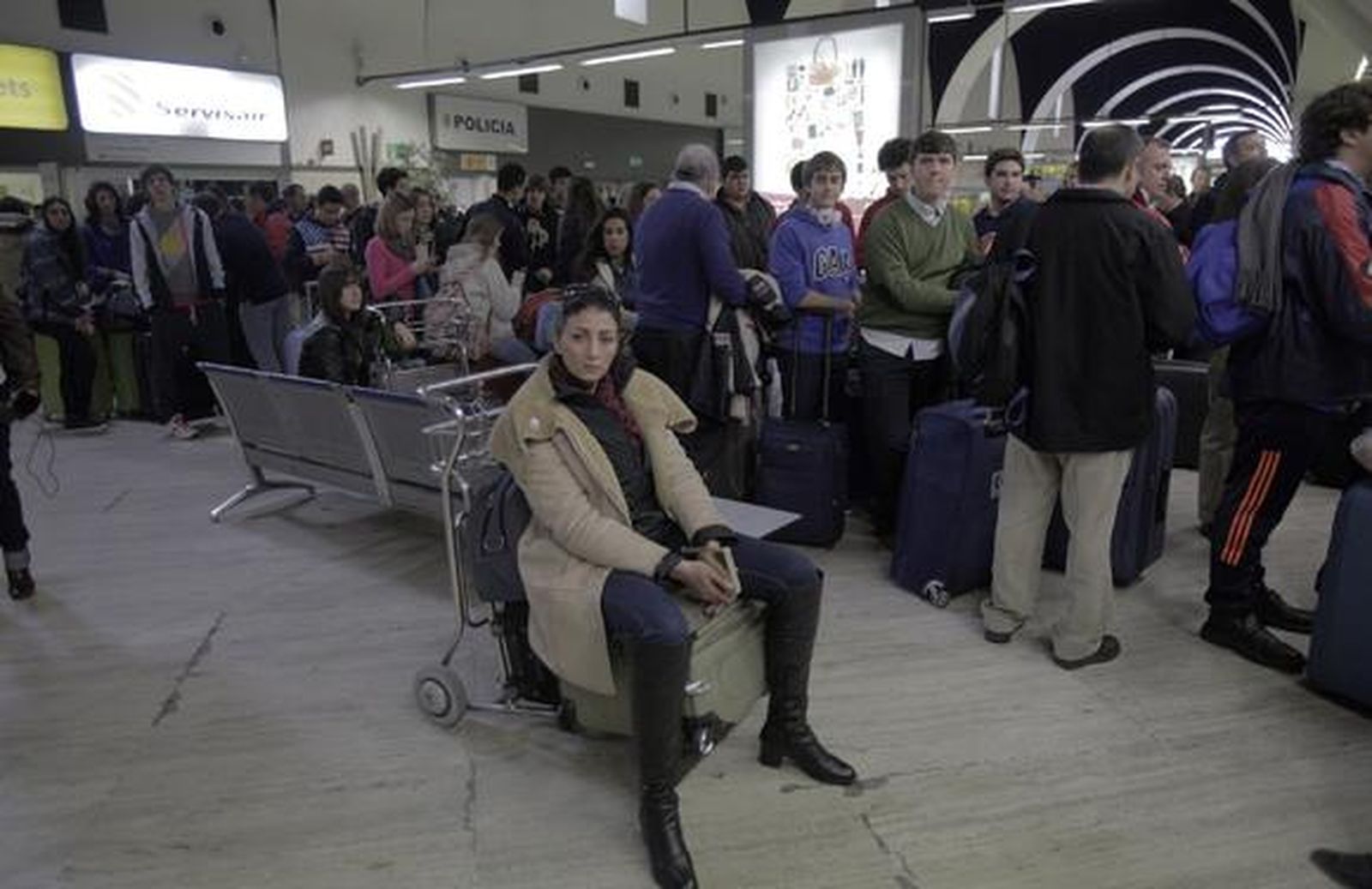 El paro en Iberia arranca con 16 vuelos cancelados y con retrasos en San Pablo